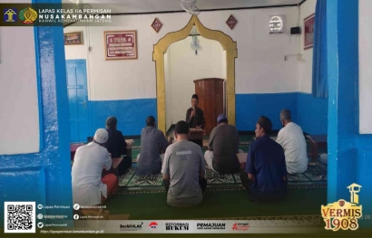 Tingkatkan Keimanan WBP di Bulan Ramadhan, Lapas Permisan Gelar Pengajian