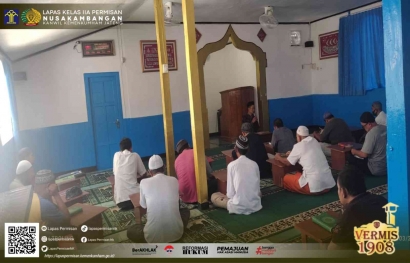 WBP Lapas Permisan Semangat Songsong Pahala di Bulan Suci Ramadhan dengan Kajian Islami