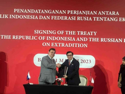 Pemerintah Indonesia - Federasi Rusia Sepakati Perjanjian Ekstradisi