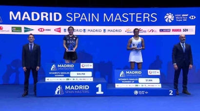 Luar Biasa! Gregoria Mariska Juara Tunggal Putri Spain Masters 2023