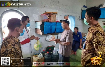 Visitasi Blok Hunian sebagai Wujud Pelayanan Kesehatan Prima Lapas Permisan Selama Ramadan