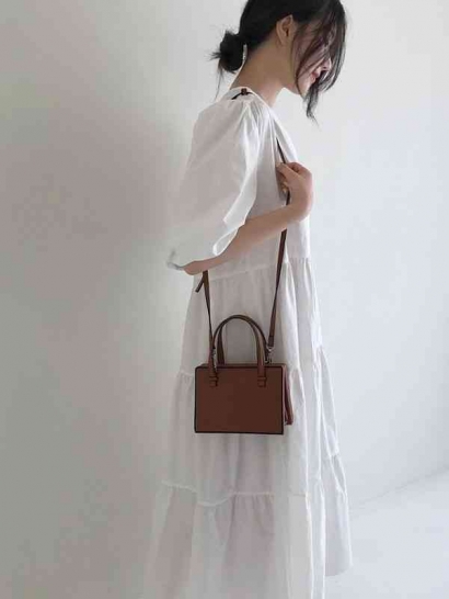 Ide Inspirasi Dress Korean Style Simple Look