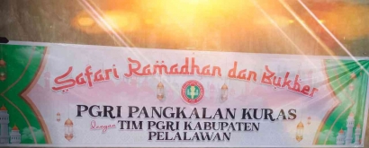 Safari Ramadan PGRI Kabupaten dan Berbagi Takjil PGRI Pangkalan Kuras