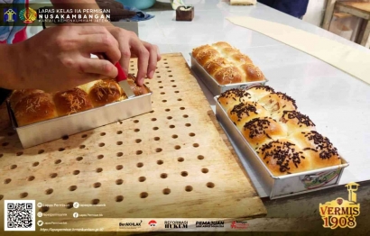 Roti Bantal, Menu Laris Vermis Bakery Lapas Permisan di Bulan Ramadhan