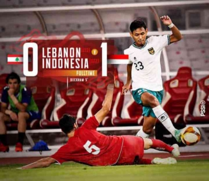 Lebanon vs Indonesia 0-1: Beckham Putra Bawa Garuda Muda Berjaya di GBK