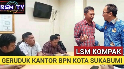 LSM Kompak Geruduk BPN Kota Sukabumi, Ada Apa?