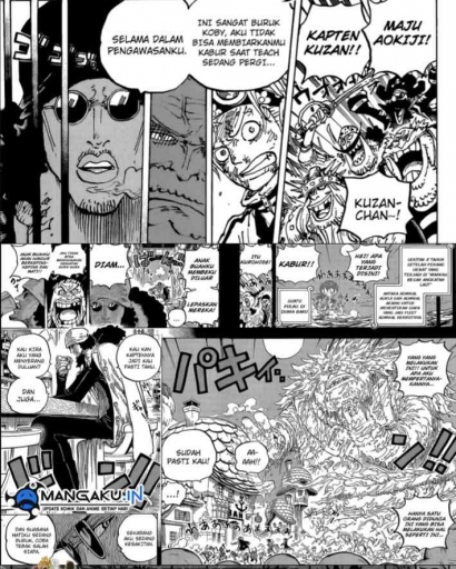 One Piece 1081: Garp VS Aokiji