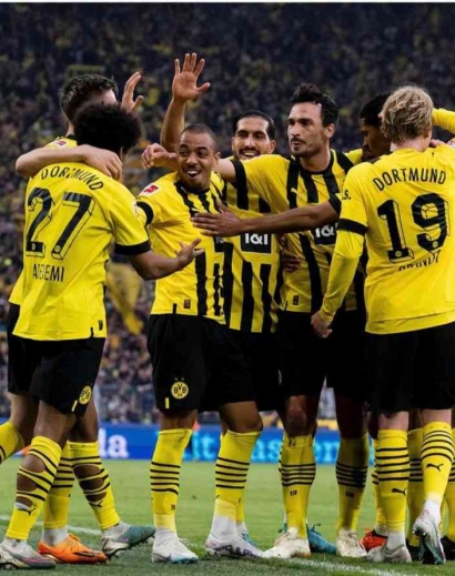 Borrusia Dortmund vs Eintracht Frankfurt, Asa Die Borussen Menghentikan Rekor Die Roten
