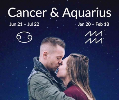 Kombinasi yang Menarik! Bagaimana Hubungan Antara Zodiak Aquarius dan Cancer? Cek di Sini