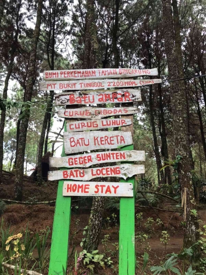 Pendakian Gunung Bukit Tunggul - Via Taman Bincarung
