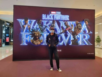 RayJit (Rayhan Faadhillah Jitra) Tahun Lalu ke Pameran Black Panther: Wakanda Forever di MOI
