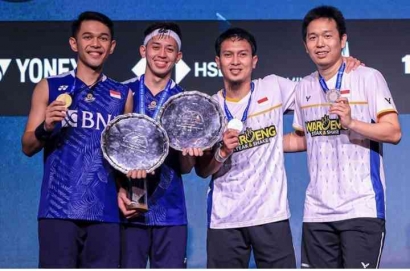 Ganda Putra Terbaik Indonesia Terhenti di Babak Perempatfinal Badminton Asia Championship 2023