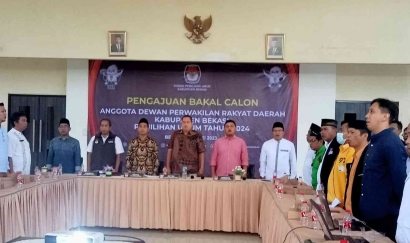 KPU Kabupaten Bekasi Buka Pengajuan Bacaleg Pemilu 2024