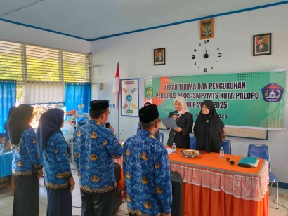 Serah Terima dan Pengukuhan Pengurus Musyawarah Kerja Kepala Sekolah SMP/MTs Kota Palopo