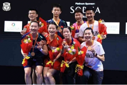 Daftar Peraih Medali pada Turnamen Badminton Asia Championship 2023.