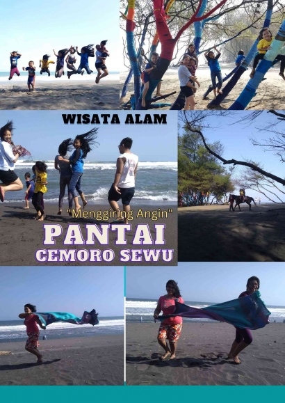 Seru! Healing, "Menggiring Angin" di Pantai Cemoro Sewu, Yogya