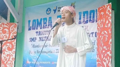 Lomba Dai Idol Menjaring Bakat Siswa SMP N 5 Purwokerto Sebagai Pendakwah Muda