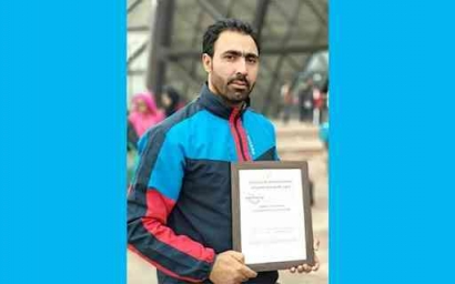 Muzzafar Ahmad Dhar dari Jammu dan Kashmir melatih Jiu-Jitsu kepada Ratusan Pemuda