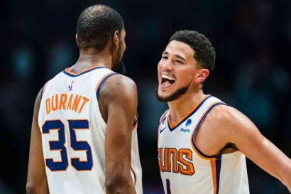 Duo KD dan Booker Antar Kemenangan Pertama Suns atas Nuggets