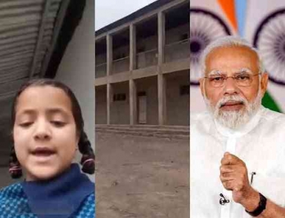 Permintaan Seerat Naaz, Gadis Kecil Kashmir yang Malang, sampai ke PM Modi, Proyek Pembangunan Sekolah yang Terhenti Dimulai Kembali