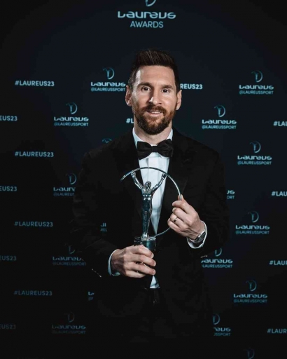 Lionel Messi Menangi Penghargaan Laureus Awards 2023