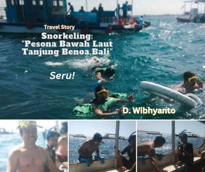 Snorkeling: "Pesona Bawah Laut Tanjung Benoa,Bali", Seru!