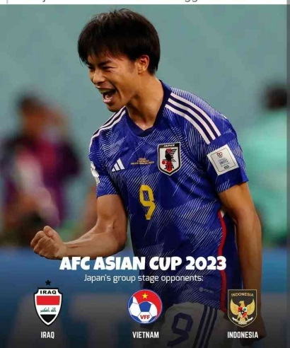 Piala Asia 2023: Indonesia Hadapi Samurai Biru