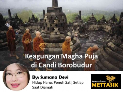 Keagungan Magha Puja di Candi Borobudur