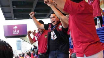 Hadir Langsung, Erick Thohir Perkuat Semangat Juang Timnas Indonesia U-22