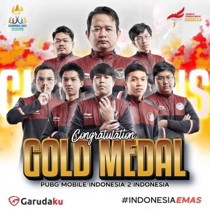 PUBG Mobile Indonesia Berhasil Menyumbangkan Emas ke-70 Indonesia SEA Games 2023