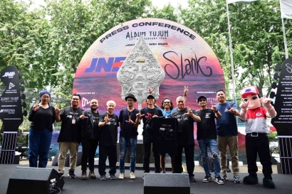 Bersama JNE, SLANK Siap Gebrak Tujuh Kota dengan Tur Album Tujuh