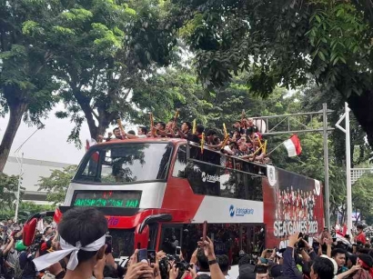 Arak-arakan Timnas Indonesia U-22, Indonesia Kini Disebut Selevel Thailand dan Vietnam