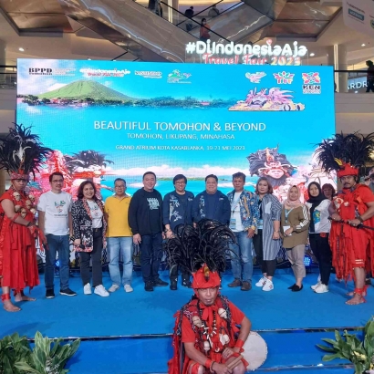 BPPD Tomohon Promosikan TIFF dan Destinasi Wisata Serta Launching Logo Tomohon Tourism dalam #DiIndonesiaAja Travel Fair 2023