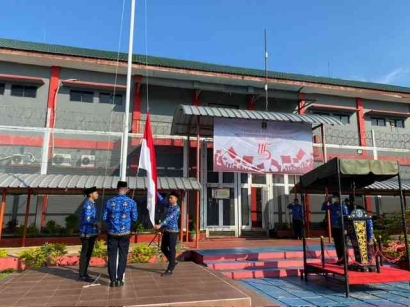 Semangat untuk Bangkit, Lapas Banjarbaru Gelar Upacara Harkitnas ke-115