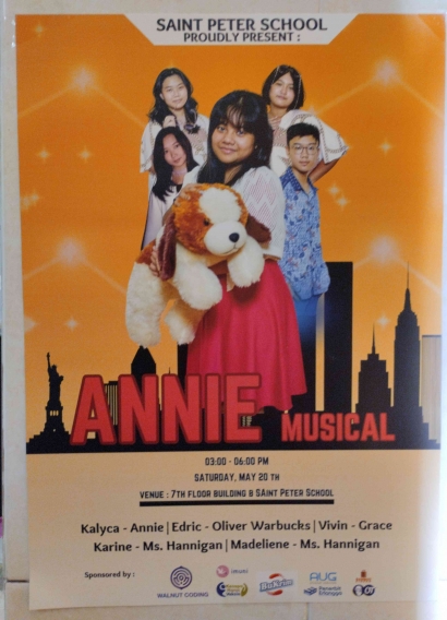 Drama Musikal "Annie" di Saint Peter School, Kelapa Gading