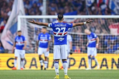 Fabio Quagliarella Pastikan Sampdoria Berakhir Tanpa Kekalahan di Laga Kandang Terakhir