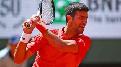 Hasil Tenis French Open 2023: Djokovic, Alcaraz, Ostapenko Melaju ke Babak Kedua, Kvitova Tersingkir