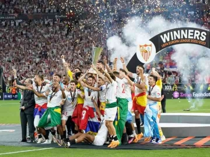 Sevilla Raih Gelar Ketujuh Liga Europa Setelah Adu Penalti Dramatis Melawan AS Roma