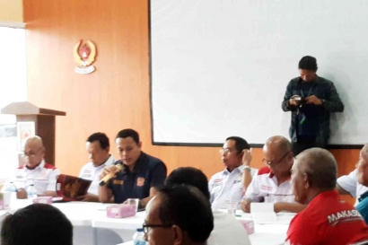 KONI Kota Makassar Melaksanakan Rakor bersama Korcam KONI Se-Kota Makassar dan TD Cabor PORKOT Makassar 2023