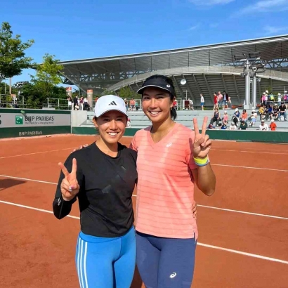 Aldila Sutjiadi Melaju ke Babak Kedua French Open, Buat Skor Bagel Perdana di Turnamen Grand Slam