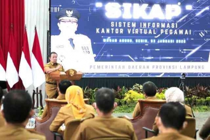 Aplikasi Sistem Informasi Kantor Virtual Pegawai (SIKAP) Provinsi Lampung Versi 2 Berdampak Pada Aparatur Sipil Negara