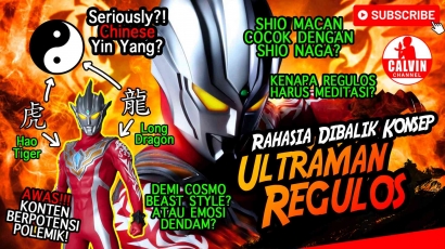 Belum Pernah Dibahas! Konsep Yin Yang di Balik Ultraman Regulos Cosmo Beast