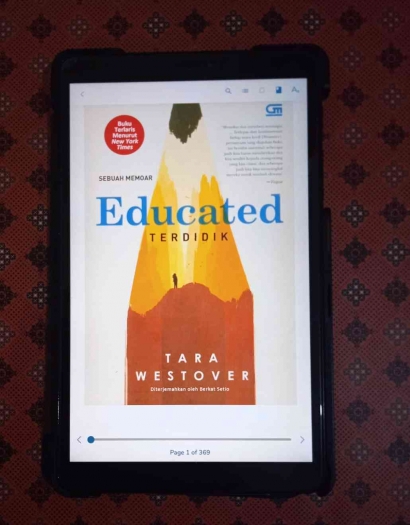 Refleksi Buku "Educated" Sebuah Memoar dari Tara Westover