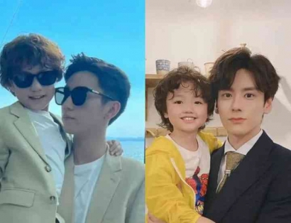 3 Kesamaan Quanquan dan Xiaobao, Duo Anak Papa Muda Drachin yang Menggemaskan
