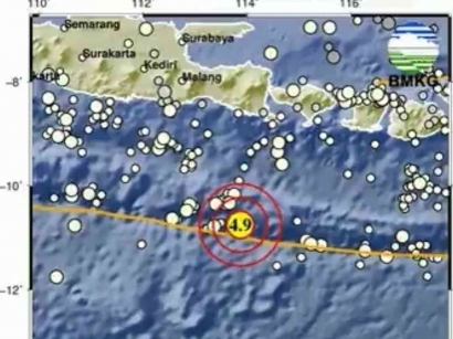Gempa Terkini: Gempa Hari Ini Guncang Kuta Selatan Bali