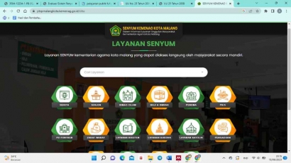 Layanan SENYUM Kementerian Agama Kota Malang dalam Rangka Pengembangan Digitalisasi dan Otomatisasi