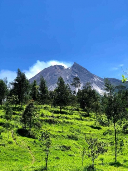 Ekowisata Kalitalang, Sajian Gunung Merapi yang Memukau Mata