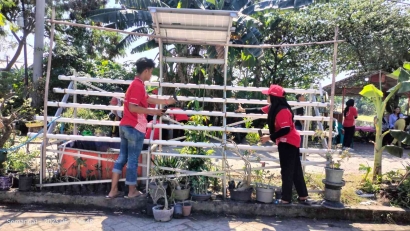 Pembuatan Hidroponik oleh Mahasiswa UNTAG Surabaya melalui Kegiatan KKN di RW VII Medokan Semampir