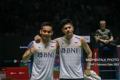 Pramudya Kusumawardana/Yeremia Rambitan Belum Berhasil Revange dan Melaju ke Final Indonesia Open