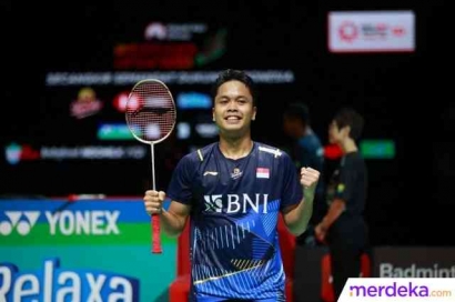 Jadwal Final Open 2023: Anthony Sinisuka Ginting vs Ranking 1 Dunia